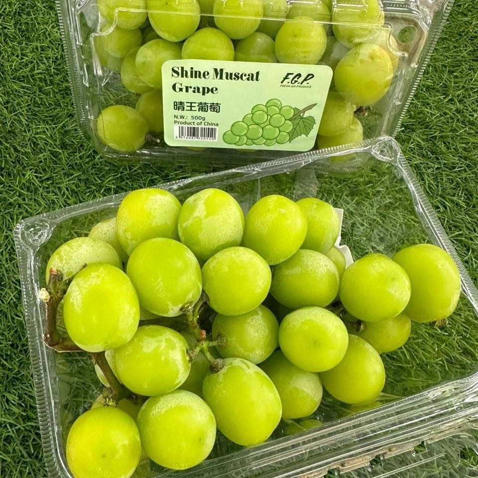 CHINA · Shine Muscat Grapes (Premium Seedless)