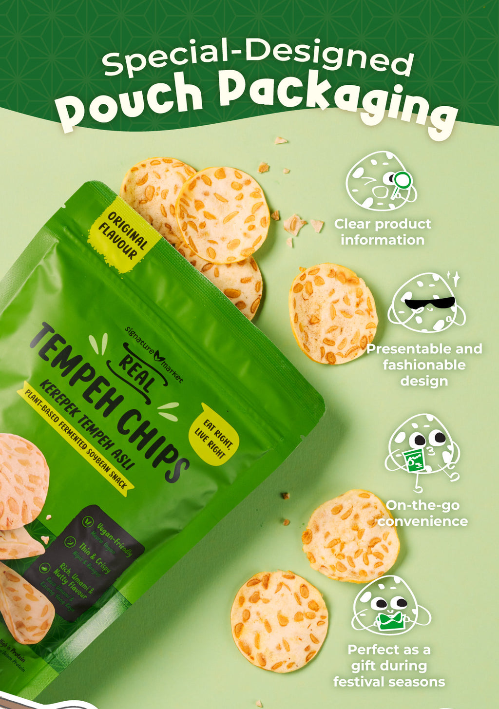 Real Tempeh Chips (100g)