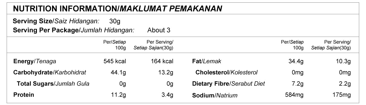 Real Tempeh Chips (100g)