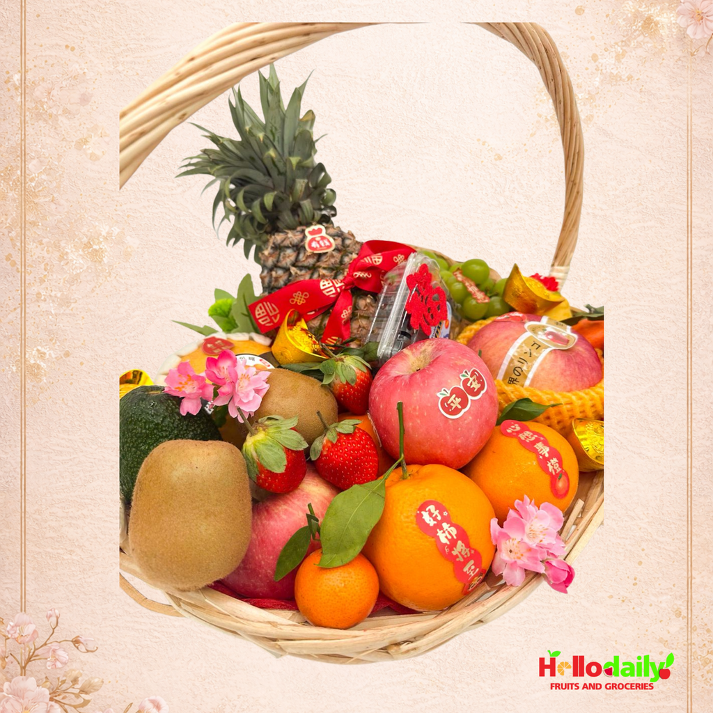 Golden Prosperity Basket (金玉满堂) - Lucky Beige size XL