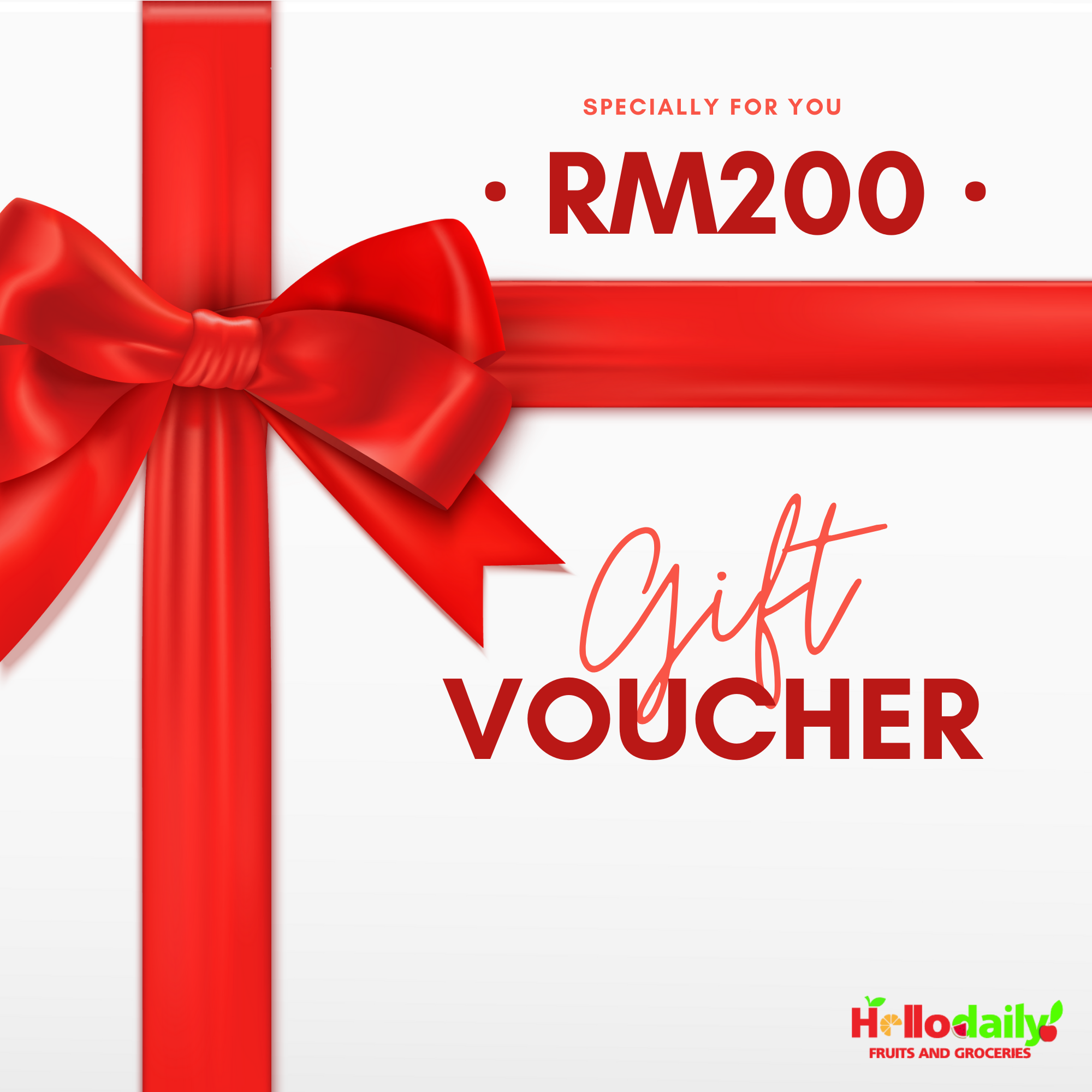 Hello Daily Premium RM200 Fruit Gift Card Voucher (Digital)