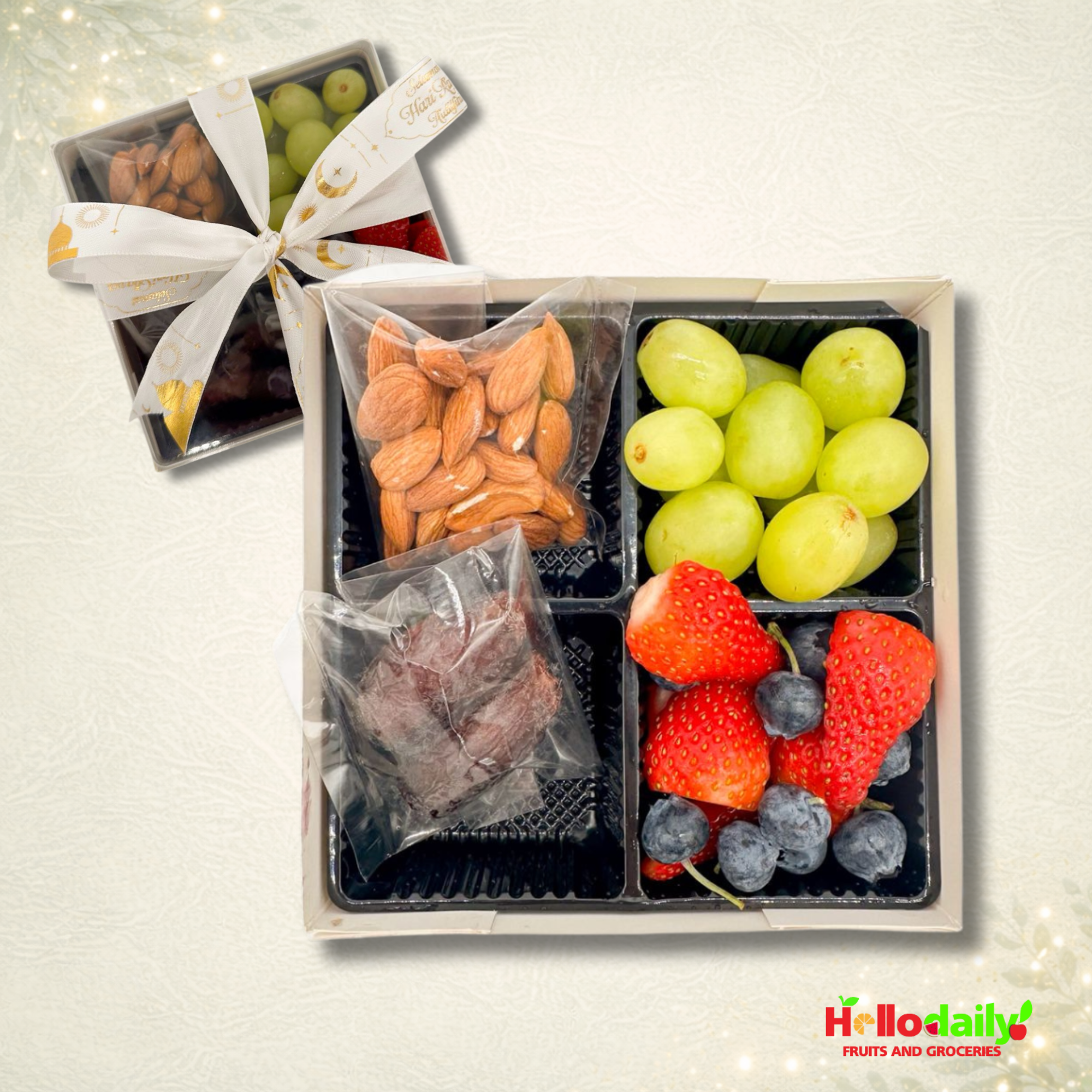 🍓Raya Edition - Signature Delicious Buka Puasa Fruit Platter Box (1-2 Pax)