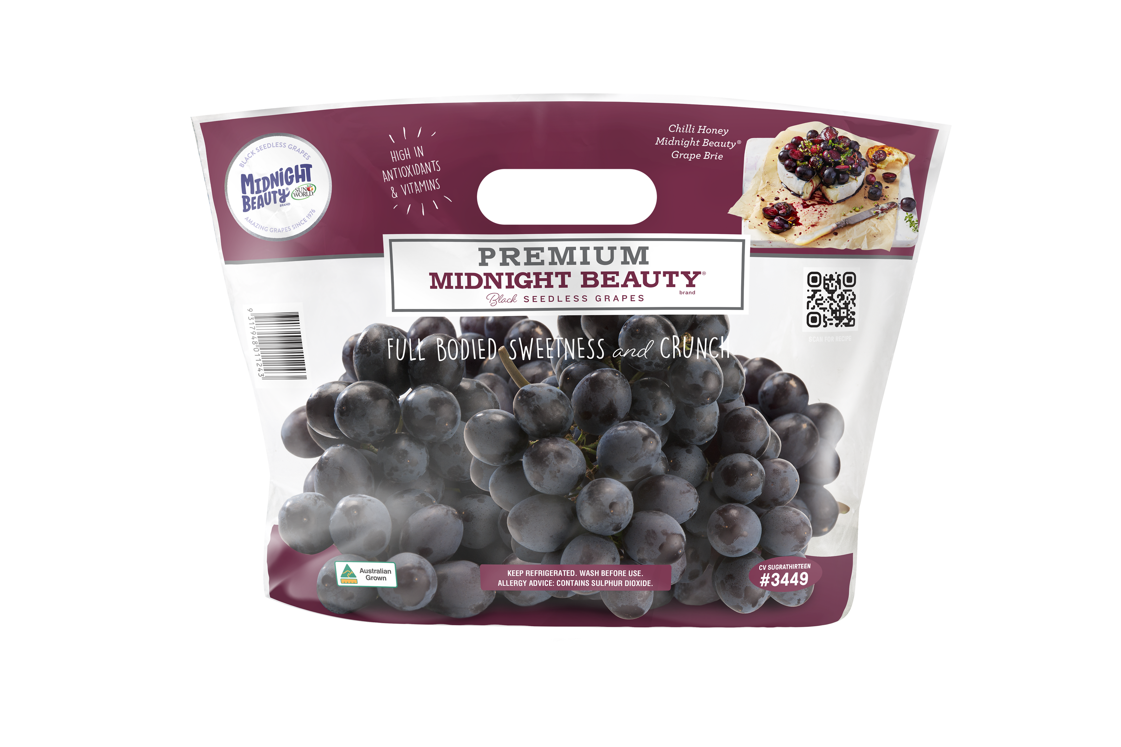 AUSTRALIA · Midknight Beauty Black Grapes (500g)